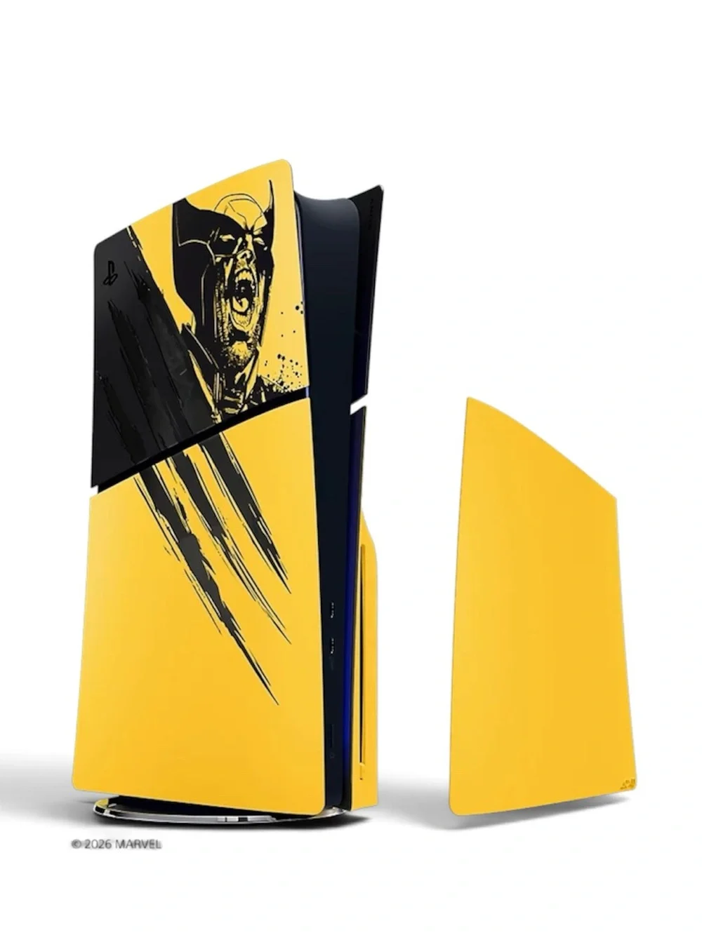 PS5® Console Covers - Marvel's Wolverine Battle Yellow Limited Edition
